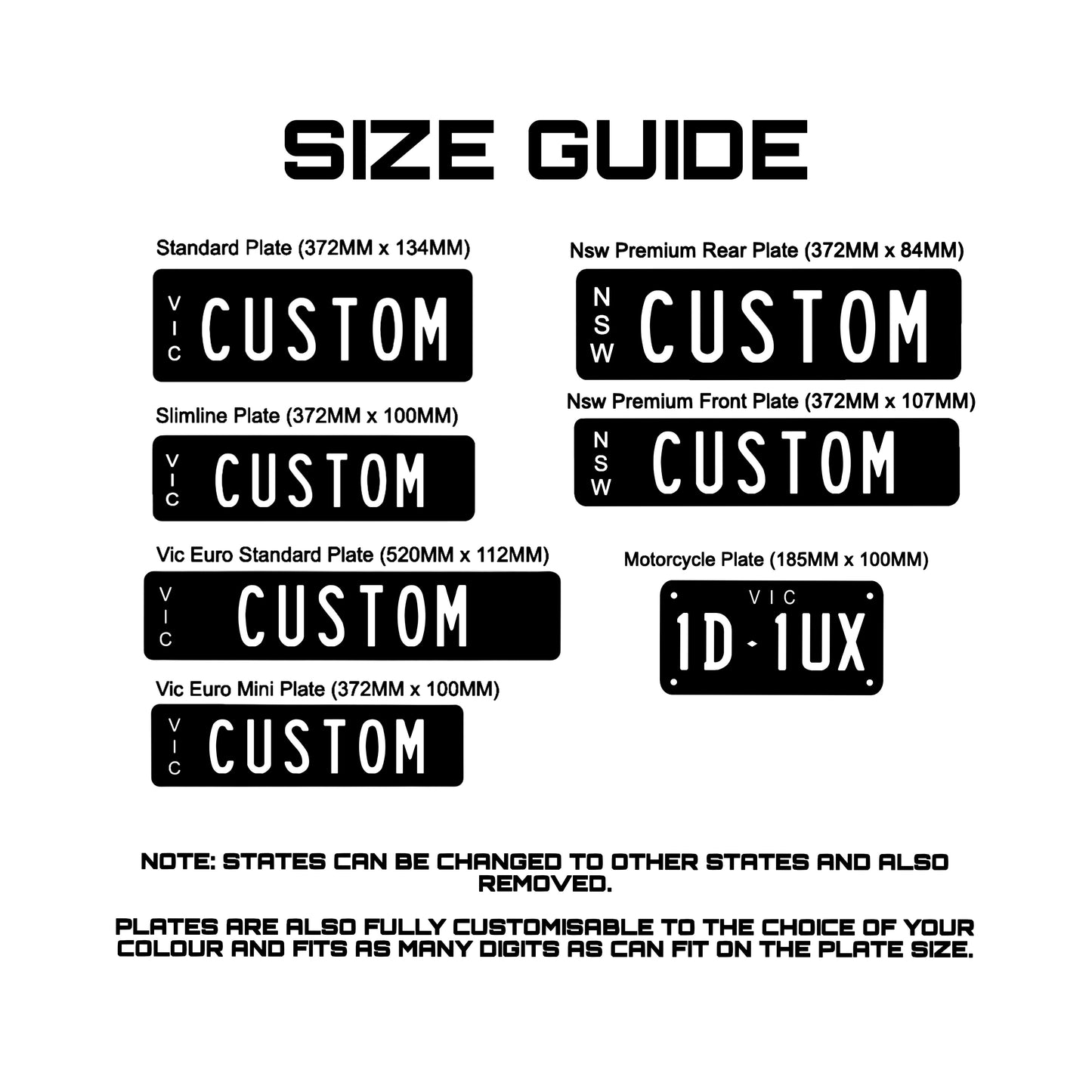 Premium Acrylic Text Plate