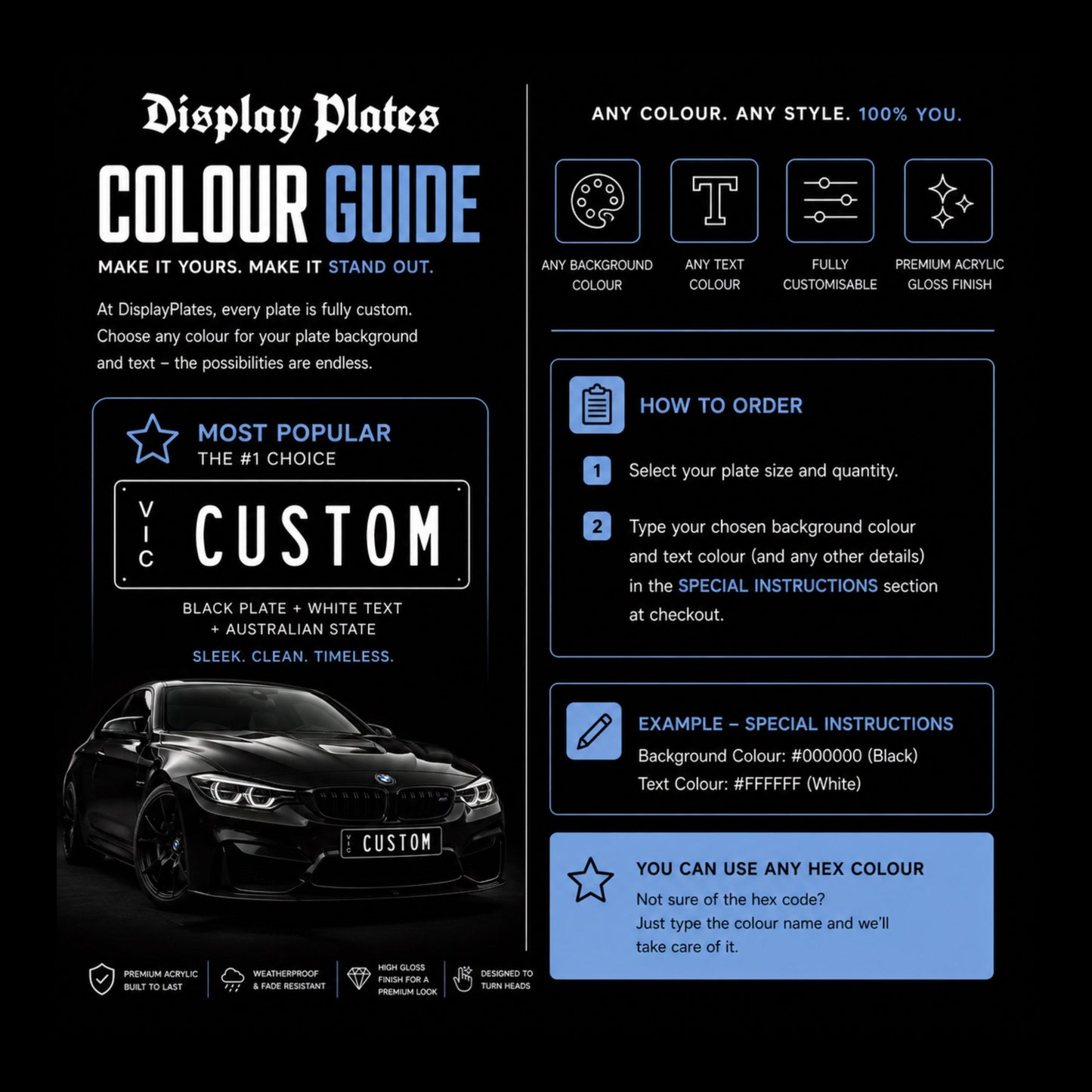 Premium Acrylic Plate