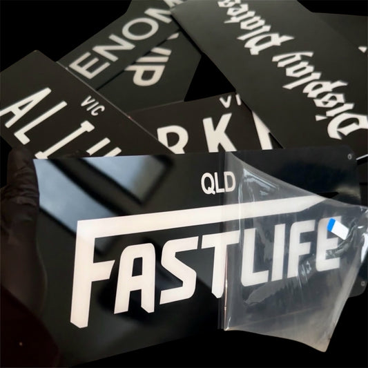 Premium Acrylic Text Plate